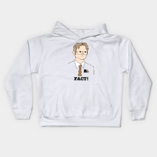 THE OFFICE SITCOM TV CHARACTER FAN ART Kids Hoodie